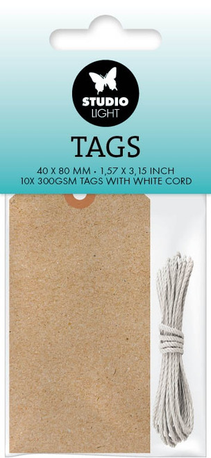 3 Pack - Studio Light Consumables Tags 10/Pkg-Nr. 03, Medium - LCOTAG03 - 8713943150283