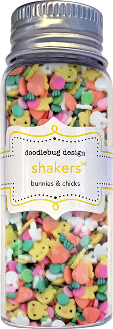 3 Pack Doodlebug Shakers-Bunnies & Chicks DBSHAKRS-8445 - 842715084452