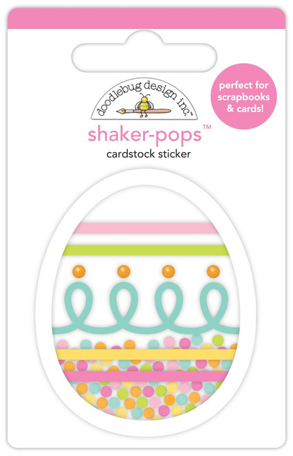 Doodlebug Shaker-Pops 3D Stickers-Egg-stra Special - DB8430 - 842715084308 Doodlebug Shaker-Pops 3D Stickers-Egg-stra Special - DB8430 - 842715084308