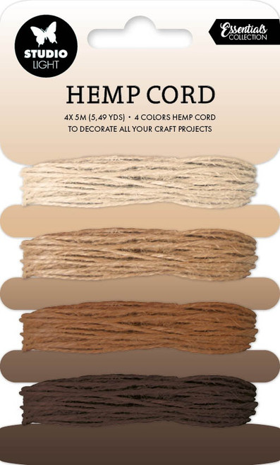 Studio Light Consumables Hemp Cord 4/Pkg-Nr. 10, Shades Of Brown LESRIB10 - 8713943150504