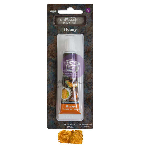 Finnabair Art Alchemy Metallique Wax .68 Fluid Ounce-Honey AAMW2-69837 - 655350969837