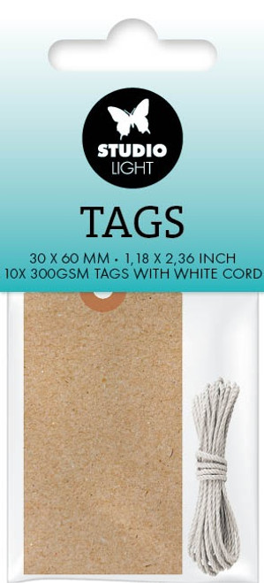 Studio Light Consumables Tags 10/Pkg-Nr. 02, Small LCOTAG02 - 8713943150276