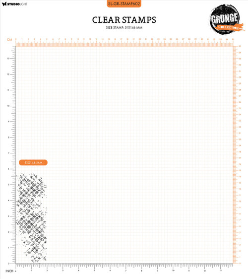 Studio Light Grunge Clear Stamp-Nr. 602, Botanical Pattern STAMP602