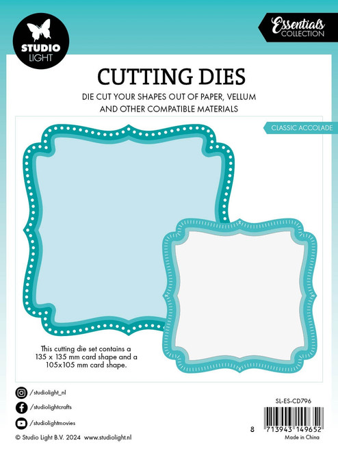 Studio Light Essentials Cutting Die-Nr. 796, Classic Accolade - LESCD796 Studio Light Essentials Cutting Die-Nr. 796, Classic Accolade - LESCD796