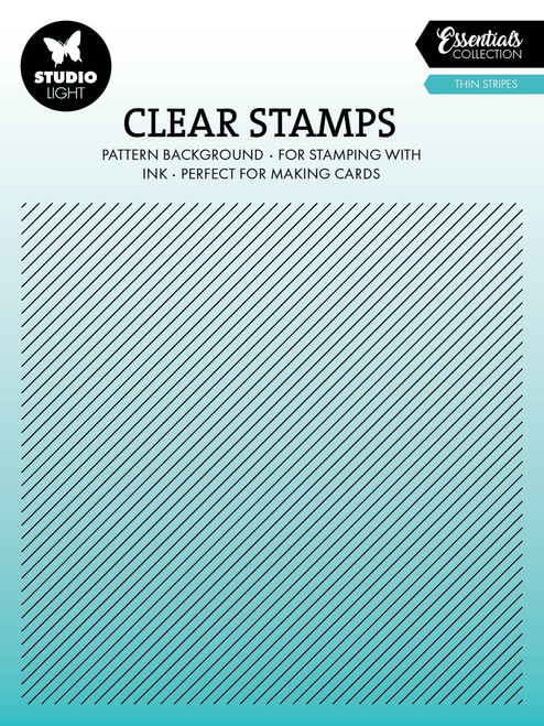 Studio Light Essentials Clear Stamp-Nr. 630, Thin Stripes STAMP630 - 8713943150160