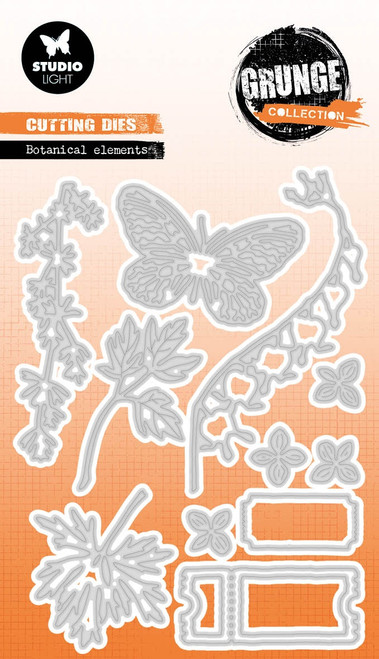 Studio Light Grunge Cutting Die-Nr. 780, Botanical Elements - LGRCD780 - 8713943149089