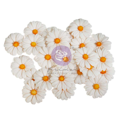 3 Pack Prima Marketing Paper Flowers 24/Pkg-Petite Petals, In Full Bloom P670191 - 655350670191