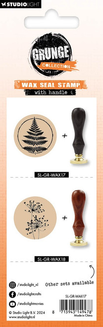 Studio Light Grunge Wax Stamp-Nr. 17, Fern - LGRWAX17 Studio Light Grunge Wax Stamp-Nr. 17, Fern - LGRWAX17
