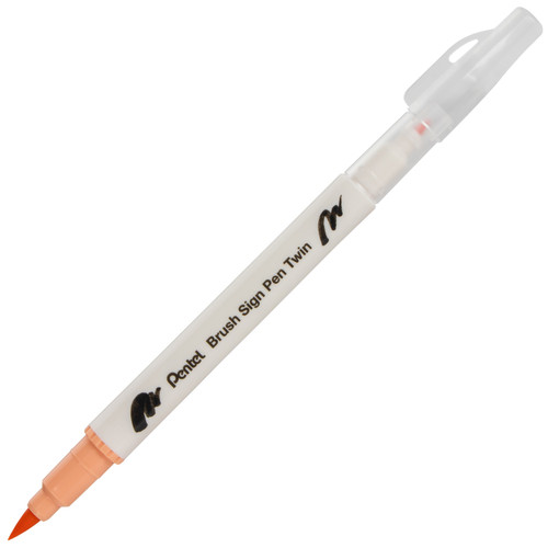 Pentel Arts Sign Pen Twin Brush 6/Pkg-Yellow Hues - SESW30CP-C65