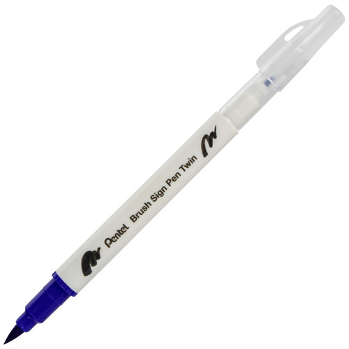 Pentel Arts Sign Pen Twin Brush 30/Pkg-Assorted Colors - SESW30