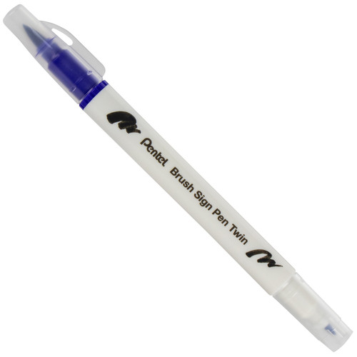 Pentel Arts Sign Pen Twin Brush 30/Pkg-Assorted Colors SESW30