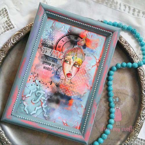 Dress My Craft Mini Transfer Me Sheet 4"X6"-Exploring Time MCDP6448