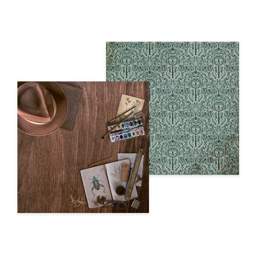 P13 Double-Sided Paper Pad 6"X6" 24/Pkg-Naturalist - P13NAT09