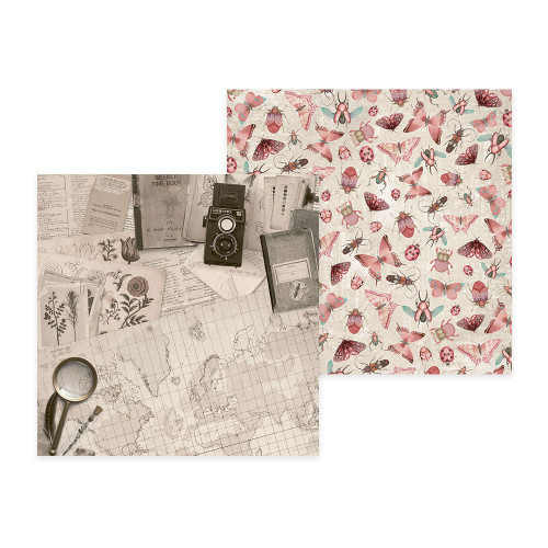 P13 Double-Sided Paper Pad 6"X6" 24/Pkg-Naturalist - P13NAT09