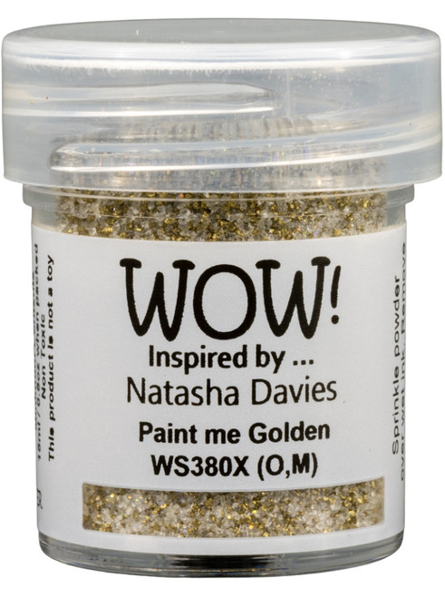 WOW! Embossing Powder 15ml-Paint Me Golden WOW-S380X - 5056333103999