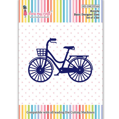 Dress My Craft Basic Designer Dies-Bicycle DMCD5566