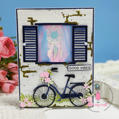 Dress My Craft Basic Designer Dies-Bicycle DMCD5566