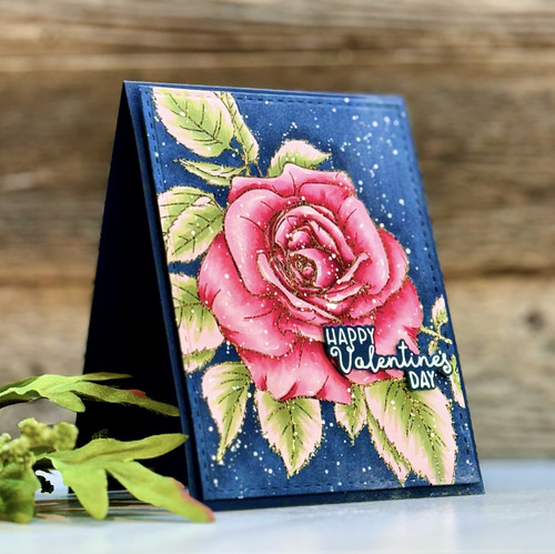 Colorado Craft Company Clear Stamps 6"X6"-Smell The Roses By Anita Jeram BB960