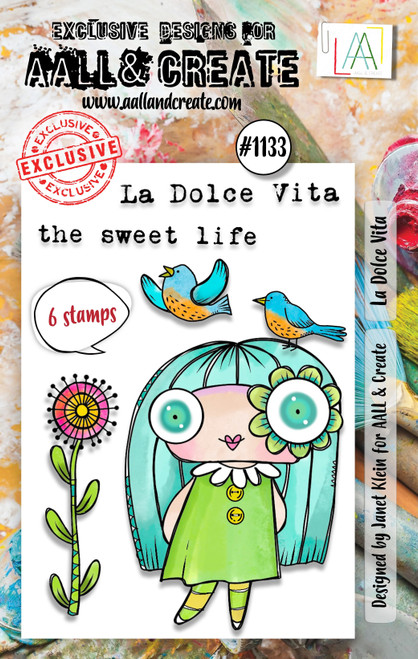AALL And Create A7 Photopolymer Clear Stamp Set-La Dolce Vita - LLTP1133 - 5060979166102