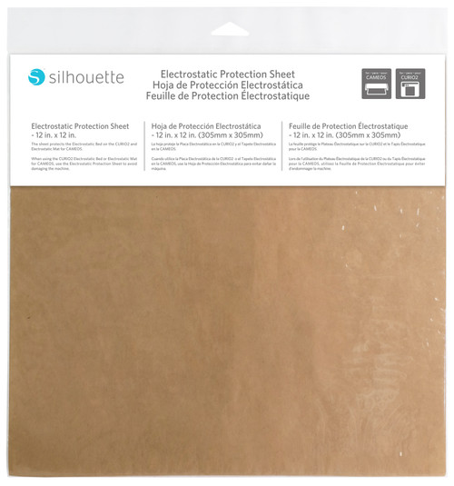 Silhouette Electrostatic Protection Sheet 12"X12"PROTCT12 - 819177026146
