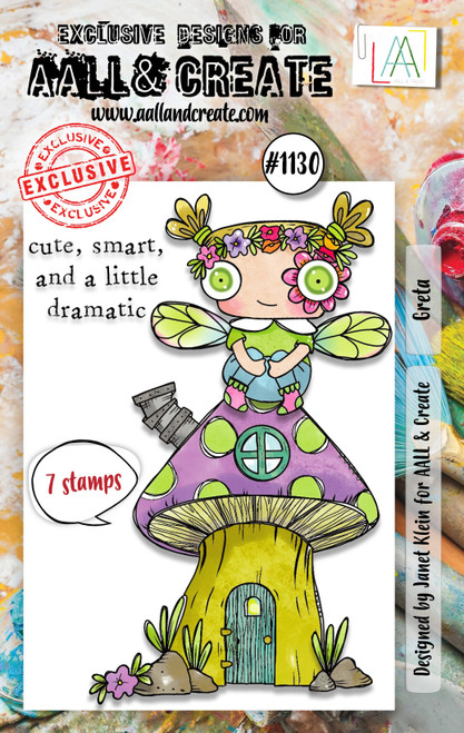 AALL And Create A7 Photopolymer Clear Stamp Set-Greta LLTP1130 - 5060979165594