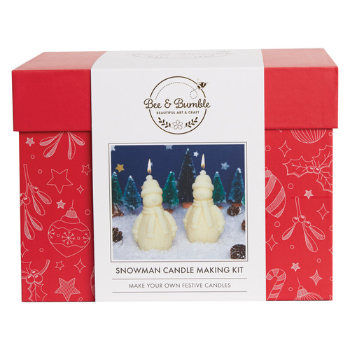 Bee & Bumble Snowman Candle Making KitBB105109 - 5029568006816