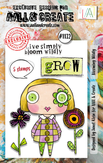 AALL And Create A7 Photopolymer Clear Stamp Set-Blooming Wildly LLTP1132 - 5060979166096