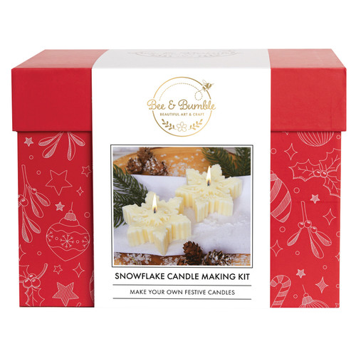 Bee & Bumble Snowflake Candle Making KitBB105108 - 5029568006809