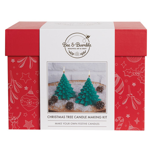 Bee & Bumble Christmas Tree Candle Making KitBB105107 - 5029568006793
