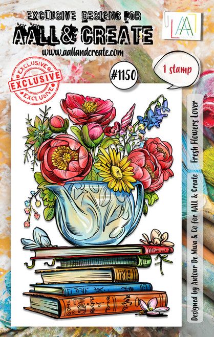 AALL And Create A7 Photopolymer Clear Stamp Set-Fresh Flowers Lover LLTP1150 - 5060979166270