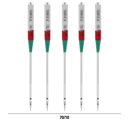 6 Pack SINGER Universal Regular Point Machine Needles-Size 10/70 5/Pkg 5A0020KG-1G36Y