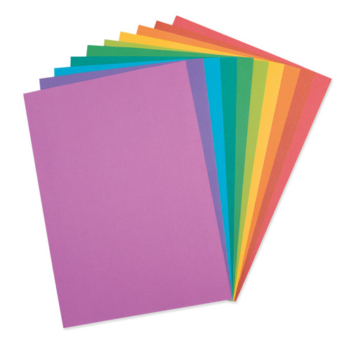 Sizzix Surfacez Revealz Sandable A4 Cardstock 40/Pkg-Jewel - 666677 - 630454289951