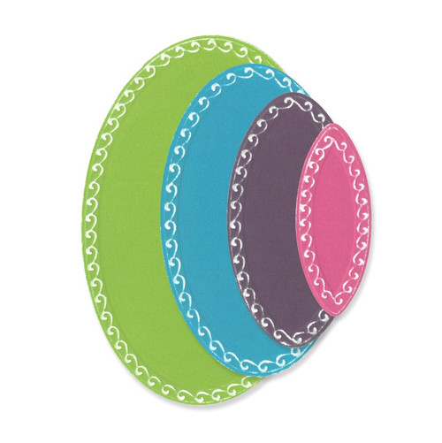 Sizzix Fanciful Framelits Die Set By Stacey Park 9/Pkg-Clare Classic Ovals - 666551 Sizzix Fanciful Framelits Die Set By Stacey Park 9/Pkg-Clare Classic Ovals - 666551