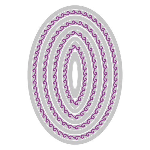 Sizzix Fanciful Framelits Die Set By Stacey Park 9/Pkg-Clare Classic Ovals - 666551 Sizzix Fanciful Framelits Die Set By Stacey Park 9/Pkg-Clare Classic Ovals - 666551