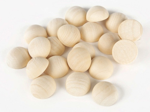 6 Pack - CousinDIY Split Ball Wood Beads 30/Pkg-Natural - 20327503 6 Pack - CousinDIY Split Ball Wood Beads 30/Pkg-Natural - 20327503