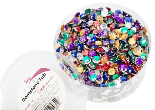 2 Pack CousinDIY Gemstone Tub-Multicolor CCGEMTUB-3021