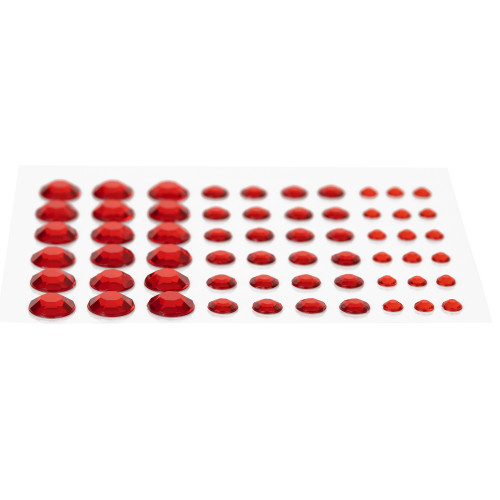 12 Pack - CousinDIY Adhesive Rhinestones 60/Pkg-Red - CCRHINES-3072 12 Pack - CousinDIY Adhesive Rhinestones 60/Pkg-Red - CCRHINES-3072