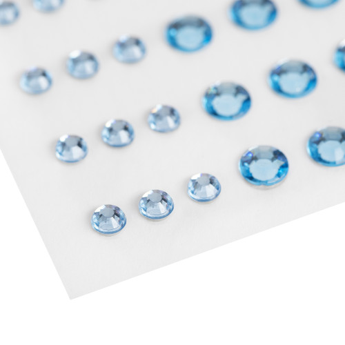 12 Pack - CousinDIY Adhesive Rhinestones 60/Pkg-Blue - CCRHINES-3075 12 Pack - CousinDIY Adhesive Rhinestones 60/Pkg-Blue - CCRHINES-3075