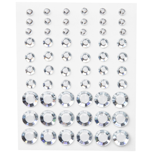 12 Pack CousinDIY Adhesive Rhinestones 60/Pkg-Crystal CCRHINES-3078