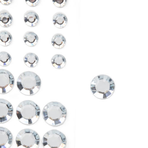 12 Pack CousinDIY Adhesive Rhinestones 60/Pkg-Crystal CCRHINES-3078