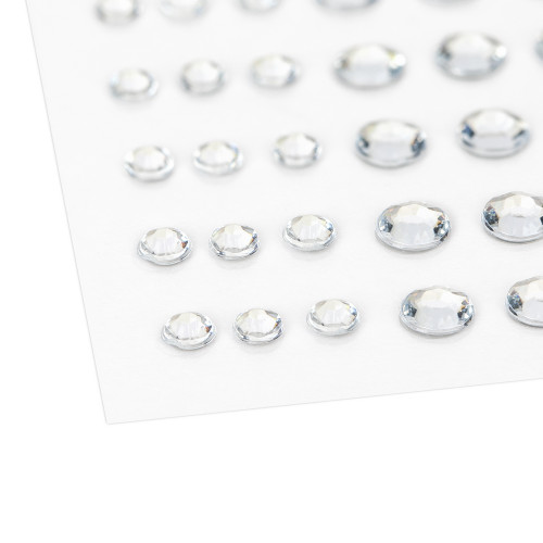 12 Pack - CousinDIY Adhesive Rhinestones 60/Pkg-Crystal - CCRHINES-3078