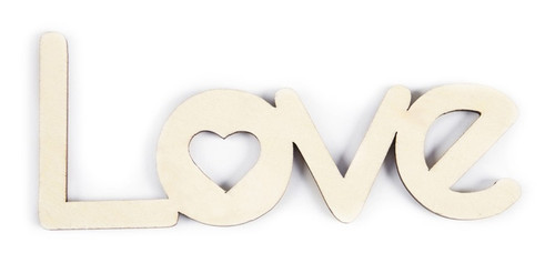 12 Pack CousinDIY Unfinished Wood Script Phrase-Love 2 A50026L7-1271 - 191648105926