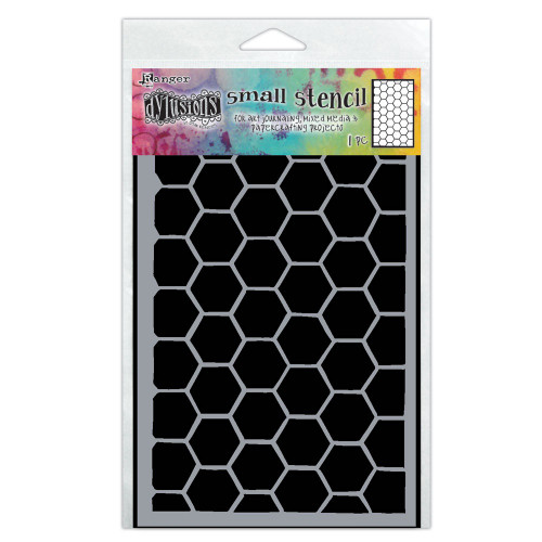 3 Pack Dyan Reaveley's Dylusions Stencils 5"X8"-Hexicomb DYS-1G37B - 789541085140