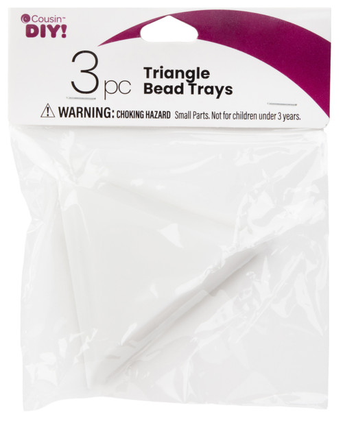 12 Pack CousinDIY Triangle Bead Tray 3/Pkg40003089 - 191648147230