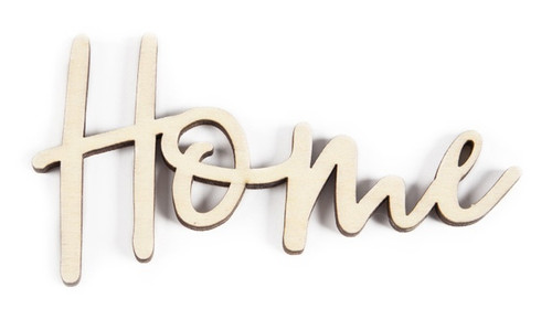 12 Pack - CousinDIY Unfinished Wood Script Phrase-Home Cursive - CCSCRIPT-1270 - 191648105919