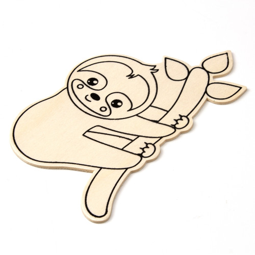 12 Pack - CousinDIY MDF Shape-Sloth - 30073659