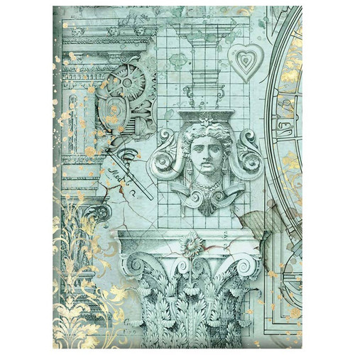 2 Pack Stamperia Assorted Rice Paper Backgrounds A6 8/Pkg-Sir Vagabond In Fantasy World FSAK6016
