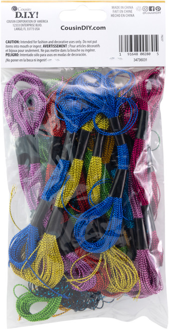 3 Pack - CousinDIY Floss Assortment-Metallic - 34736031 3 Pack - CousinDIY Floss Assortment-Metallic - 34736031