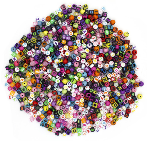 3 Pack - CousinDIY Alphabet Bead Mix-Neon - 34736166