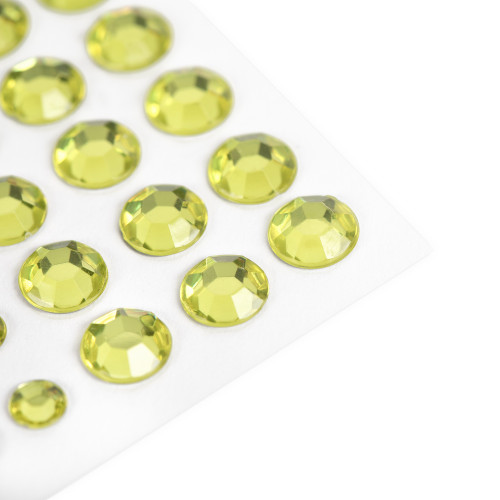 CousinDIY Adhesive Rhinestones 60/Pkg-Yellow - CCRHINES-3073